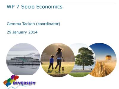 WP 7 Socio Economics Gemma Tacken (coordinator) 29 January 2014 Partners in WP7
