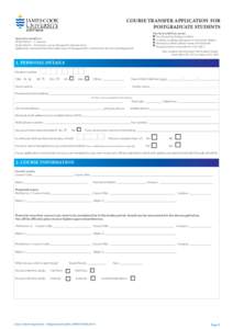 Association of Commonwealth Universities / Cairns / James Cook University / Townsville / Academic degree / Postgraduate education / Postgraduate certificate / Tertiary education fees in Australia / Education / Qualifications / Higher education