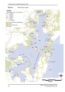 Lake Macquarie Floodplain Management Plan  Figure 4: Wave Runup Levels #