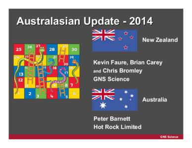 Microsoft PowerPoint - Country Update 2014_Australasia_Kevin Faure_Room C123