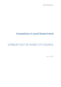 Structure / Science / Politics / Local government / City of Darebin / Innovation