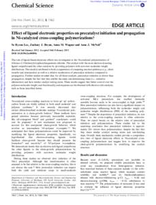 Chemical Science  View Online / Journal Homepage / Table of Contents for this issue C