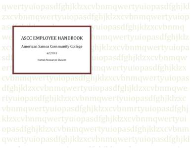 Microsoft Word - EMPLOYEE HANDBOOK 2012