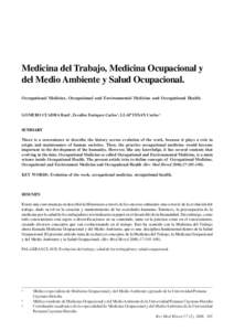 Medicina del Trabajo, Medicina Ocupacional y del Medio Ambiente y Salud Ocupacional.pmd