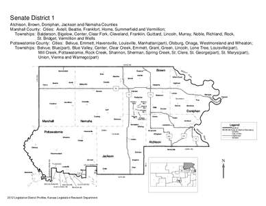 Senate District Map No. 1