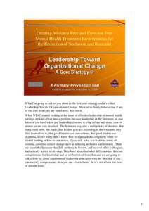 Module 5.1  Leadership and Org