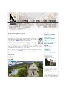 [removed]Idaho Heritage Trust News