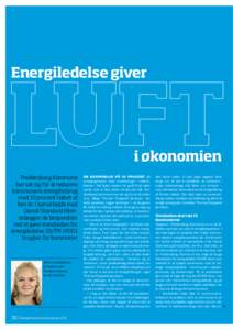 Energiledelse giver  i økonomien Fredensborg Kommune har sat sig for at reducere kommunens energiforbrug