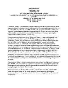 United States Environmental Protection Agency / Climate change in the United States / Environmental justice / Clean Air Act / Domestic policy of the George W. Bush administration / Superfund / Environmental policy of the United States / EPA Sustainability / Environment / Environmental protection / Earth