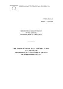 Taxation / European Union law / Tax reform / VAT Information Exchange System / European Union value added tax / Tax / Council Implementing Regulation (EU) No 282/2011 / Value added taxes / Public economics / Political economy