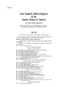 Energy Policy Act of 2005