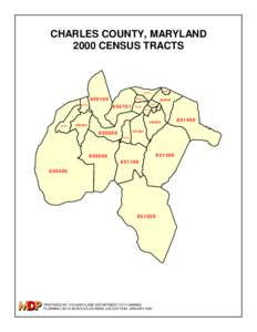 CHARLES COUNTY, MARYLAND 2000 CENSUS TRACTS