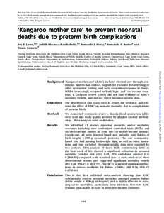 Microsoft Word - IJE List neonatal KMC rev oct[removed]doc