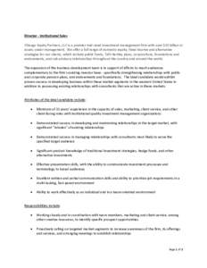 Economy / Business / Finance / Entrepreneurship / Institutional investors / Hedge fund / Marketing / Target audience / Wilshire Associates / Virtus Investment Partners