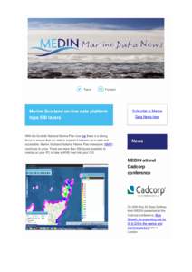 Oceanography / Data management / Medin / Marine Environmental Data and Information Network / Information technology / Information / Scotland / Marine Scotland / Geographic information system