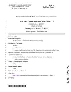 LEGISLATIVE GENERAL COUNSEL 6 Approved for Filing: R. Frost[removed]:12 PM 6 H.B. 38 2nd Sub. (Gray)