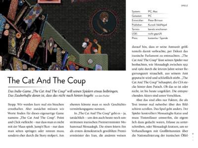 SPIELE  The Cat And The Coup Das Indie-Game „The Cat And The Coup“ will seinen Spielern etwas beibringen. Das Zauberhafte daran ist, dass das nicht nach hinten losgeht von Jan Fischer Stopp. Wir werden kurz mal ein b