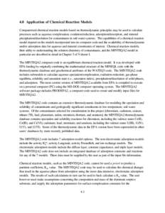 Understanding Partition Coefficient, Kd, Values, Vloume II: Review of Geochemistry and Available Kd Values for Cadmium, Cesium, Chromium, Lead, Plutonium, Radon, Strontium, Thorium, Tritium (3H), and Uranium  Chapter 4