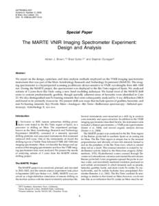 Scientific method / VNIR / Hematite / Absorption band / Imaging spectroscopy / Near-infrared spectroscopy / Ferrihydrite / Infrared / Imaging spectrometer / Spectroscopy / Electromagnetic radiation / Chemistry