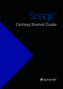 Getting Started Guide  ©2014 TechSmith Corporation. All Rights Reserved. 1
