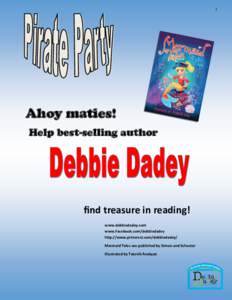1  Ahoy maties! Help best-selling author  find treasure in reading!