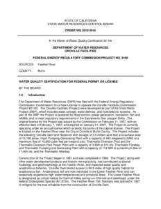 California State Water Project / Feather River / Water in California / Salmon / Oncorhynchus / Oroville-Thermalito Complex / Salmon run / Chinook salmon / Oroville Dam / Geography of California / Fish / Geography of the United States