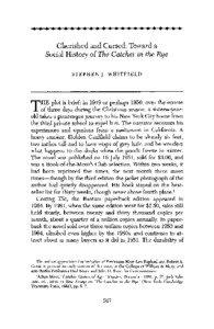 The Catcher in the Rye / J. D. Salinger / Holden Caulfield / John Lennon / Cultural references to the novel The Catcher in the Rye / Mark David Chapman / Six Degrees of Separation / Rye (city) /  New York / Literature / Fiction / Censorship in the United States