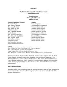 United States District Court for the Northern District of Iowa / Senior status / United States Court of Appeals for the Eighth Circuit / Linda R. Reade / Iowa / Richard G. Kopf / United States courts of appeals