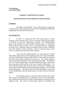 LC Paper No. CB[removed])  For discussion on 24 March[removed]Legislative Council Panel on Transport