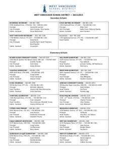 Educational leadership / Vice-principal / Head teacher