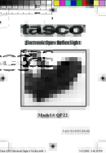 Tasco QP22 Electronic Sight wVar Ret.indd