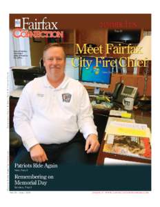Fairfax City of Fairfax Fire Chief John O’Neal in his office.