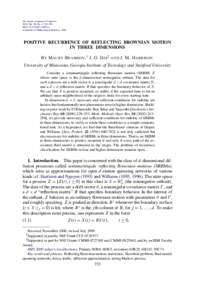 The Annals of Applied Probability 2010, Vol. 20, No. 2, 753–783 DOI: [removed]AAP631