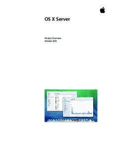 OS X Server  Product Overview October 2013  Product Overview