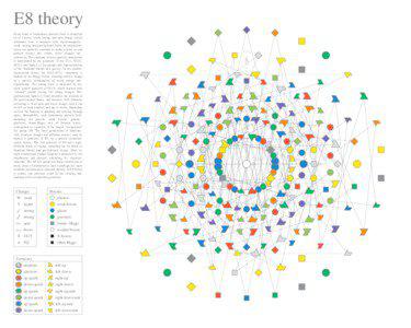 E8 theory Every kind of elementary particle field is identified by its electric, weak, strong, and spin charge, which