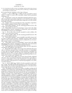 CHAPTER 4 HOUSE BILL No[removed]AN ACT concerning renewable resources or technologies and renewable energy resources or technologies; amending K.S.A. 66-1,184a and K.S.A[removed]Supp[removed]and[removed]and repealing the exi