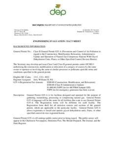 Division of Air Quality 601 57th Street SE Charleston, WV[removed]Phone[removed] • FAX: ([removed]Joe Manchin, III, Governor