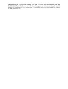 APPLICATION OF A SINTERING MODEL TO THE ANALYSIS OF TES SPECTRA OF THE SEASONAL CAPS. J. Eluszkiewicz1 and T. N. Titus2, 1Atmospheric and Environmental Research, Inc., 131 Hartwell Ave., Lexington, MA 02421, [removed],