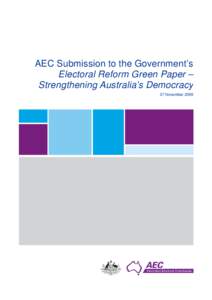 Australian Electoral Commission / Electoral roll / Commonwealth Electoral Act / Postal voting / Victorian Electoral Commission / Electoral system of Australia / Elections / Politics / Government