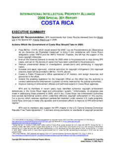 Microsoft Word - 2006SPEC301COSTARICA.doc