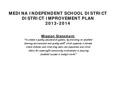 Microsoft Word - MISD District Improvement Plan 2013