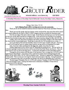 CIRCUIT RIDER The 7200 Brooklyn Blvd. Brooklyn Center 55429   