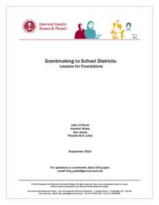 Microsoft Word - GrantmakingtoSchoolDistrictsdoc