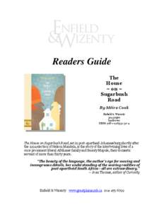 Readers Guide The House ~ on ~ Sugarbush Road