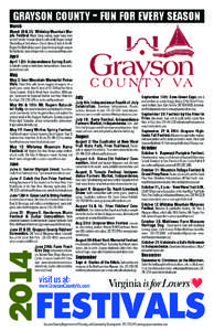 grayson county - fun for every season  March