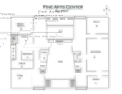 Fine Arts Center  n W  Building F