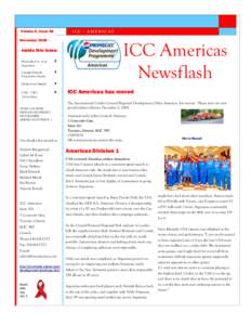 Volume 6, Issue 68  ICC - AMERICAS November 2008