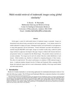 Imaging / Image search / Image processing / Artificial intelligence applications / Information retrieval / Image retrieval / Content-based image retrieval / Document retrieval / Scale space / Artificial intelligence / Vision / Computer vision