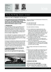 Proceedings of the Institution of Civil Engineers Bridge Engineering 157 December 2004 Issue BE4 Pages 187^192 Paper 13596