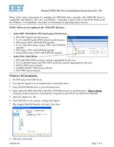 Microsoft Word - WINUSB Driver Installation Instructions Rev B3.doc